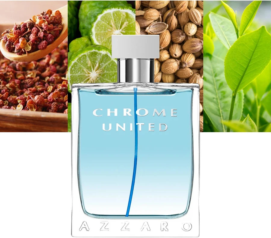 Azzaro Chrome United Eau de Toilette for Men, 100ml