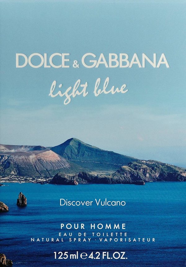 Dolce & Gabbana Light Blue Discover Vulcano EDT For Men, 125 ml - Image 2