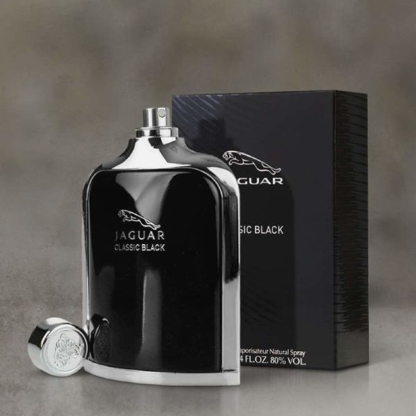 Jaguar Classic Black EDT for Men, 100 ml - Image 2