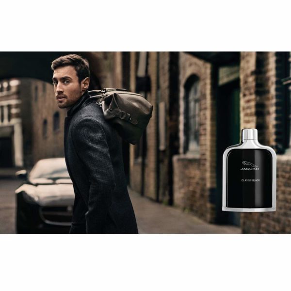 Jaguar Classic Black EDT for Men, 100 ml - Image 3