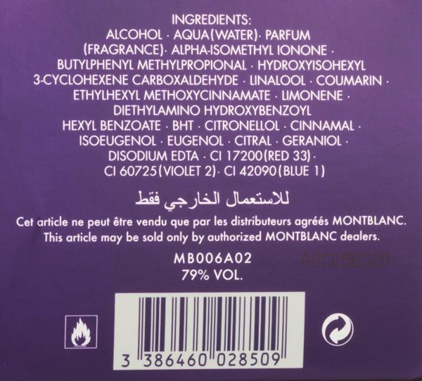 Mont Blanc Femme De Montblanc EDT for Women, 75ml - Image 4