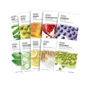 The Face Shop Real Nature Face Mask Glowing Skin Combo of 10 Pc