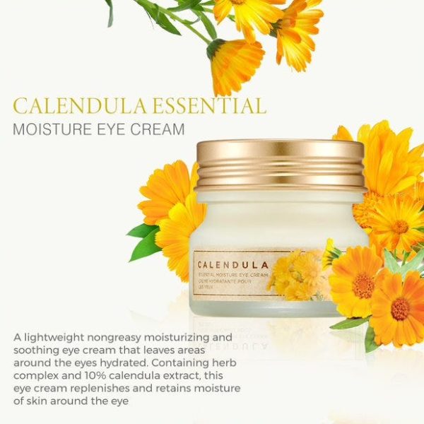 The Face Shop Calendula Essential Moisture Eye Cream (20 Ml) - Image 2