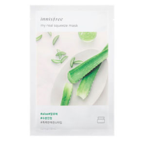 Innisfree My Real Squeeze Mask Sheets, Aloe, 20ml (Pack of 7)